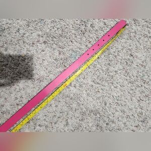 Women's Pink Leather Belt - Stylish Everyday Accessory